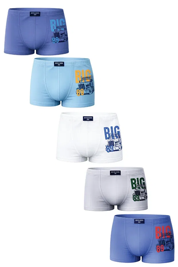 Детские боксеры для мальчиков с принтом Biyokids, Multicolor