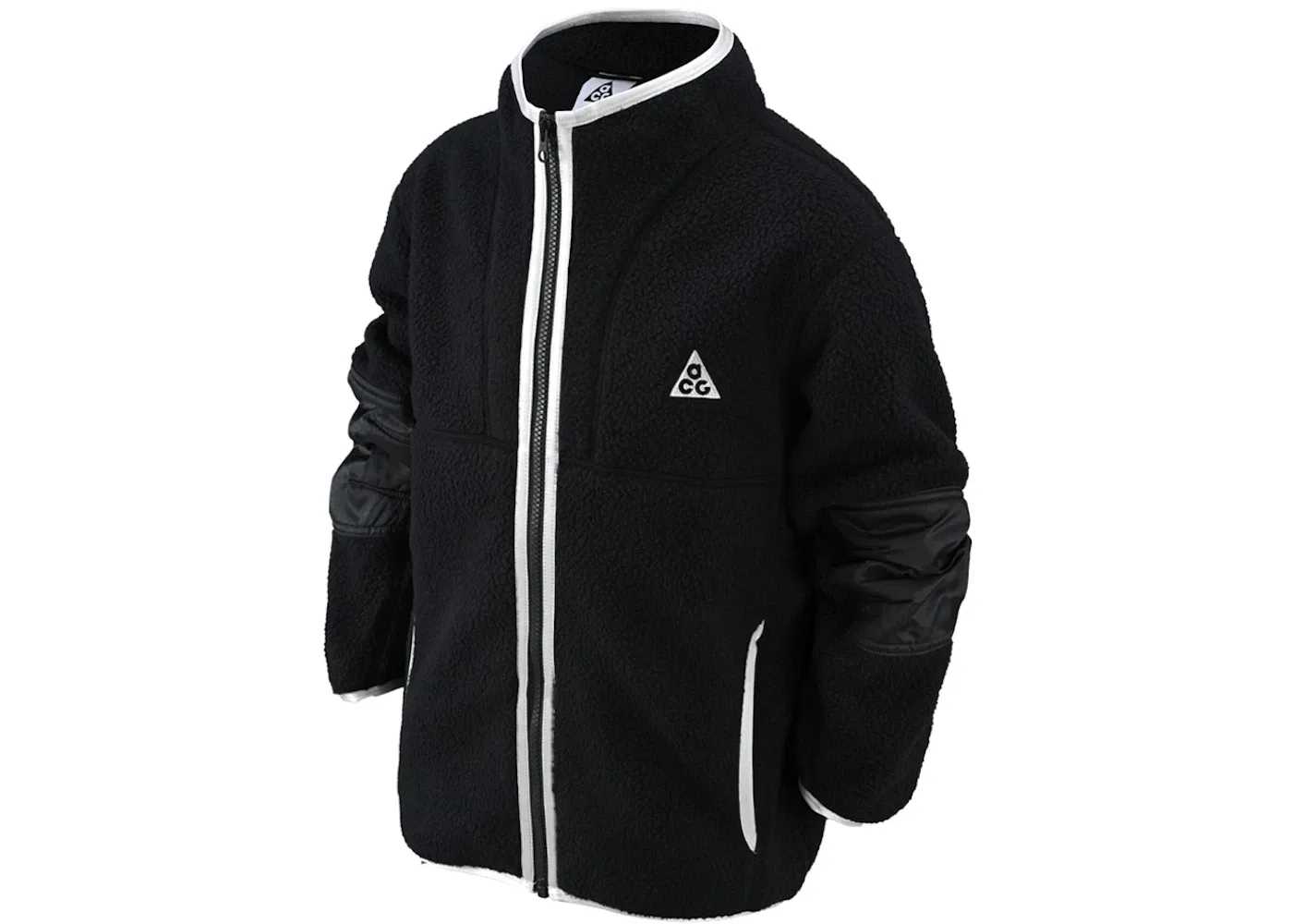 Детский свитшот с начесом Nike ACG Therma-Fit Sherpa Sweatshirt, Core Black/Wolf Grey