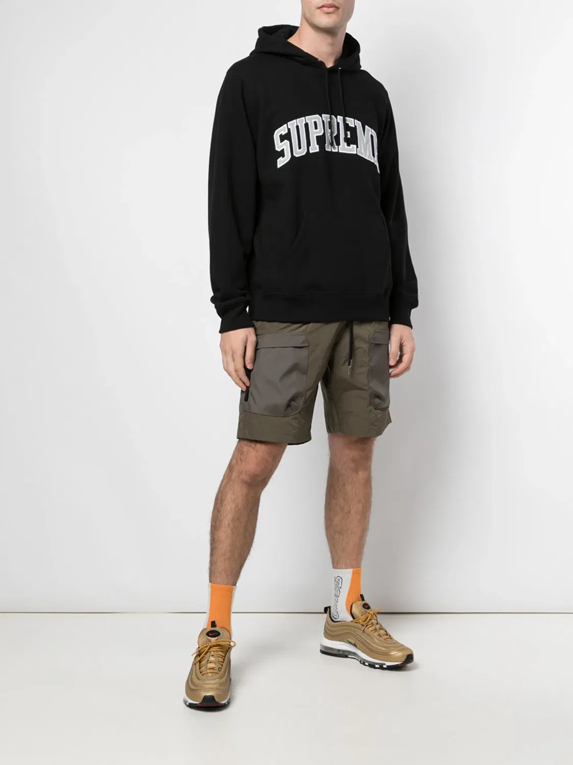 Худи NFL x Raiders Supreme, черный — фото 3