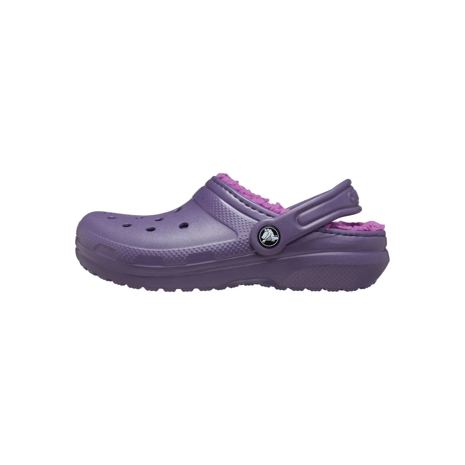 Сабо с подкладкой Classic Lined Clog K Crocs, фиолетовый