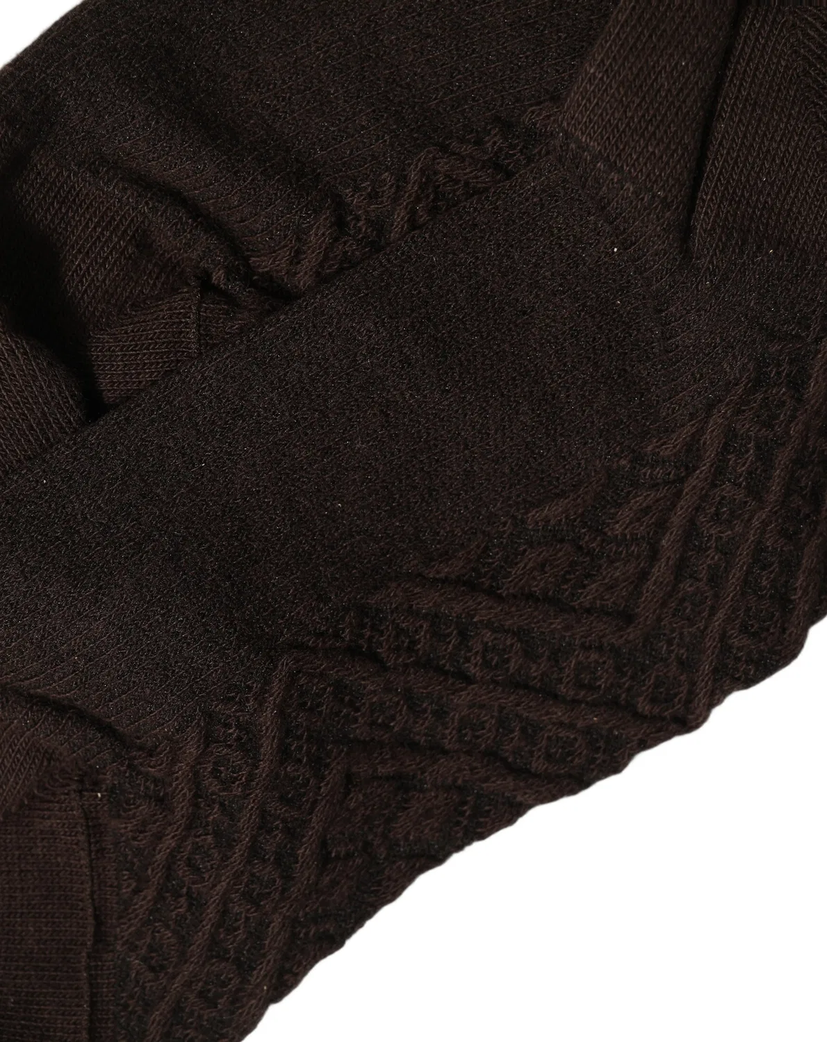 Мужские высокие носки с геометрическим узором Dolce & Gabbana, Dark Brown