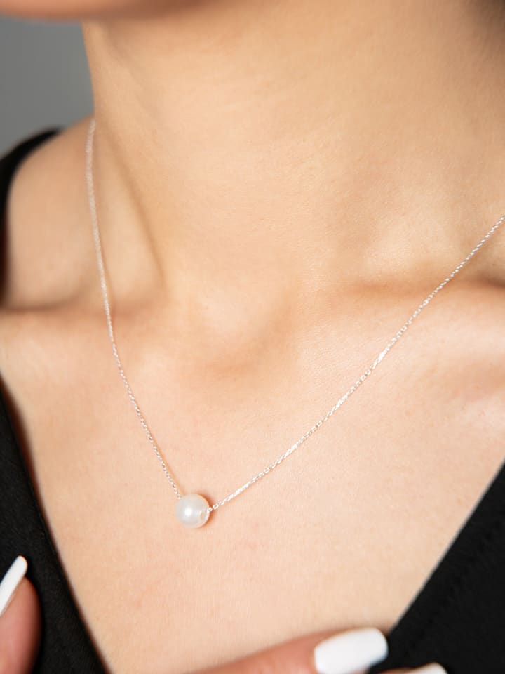 

Heliophilia Серебряное ожерелье - (Д)43 см