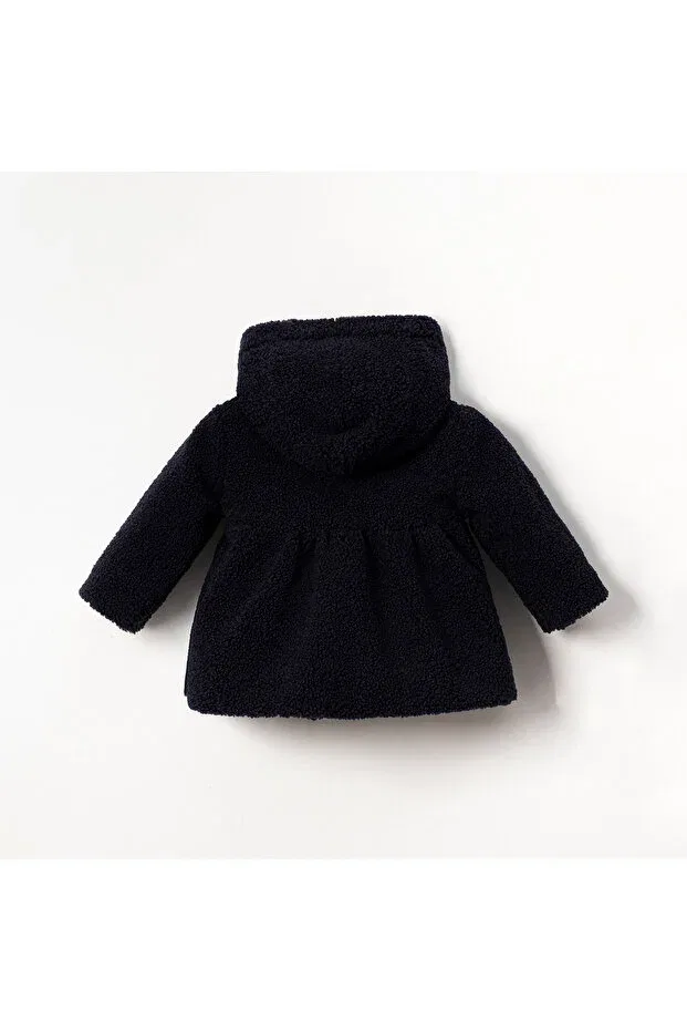 Детское пальто для девочек с принтом Coolimino, Navy Blue — фото 2