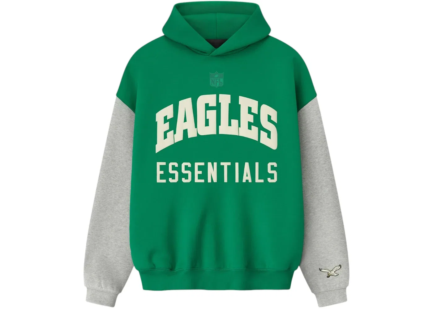 Мужской худи с принтом Eagles Sport Fear of God, Golf Green Concrete Heather
