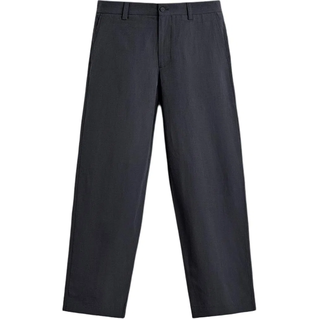 Мужские повседневные брюки со средним прямым кроем Deep Sea Blue ZARA, Deep Sea Blue