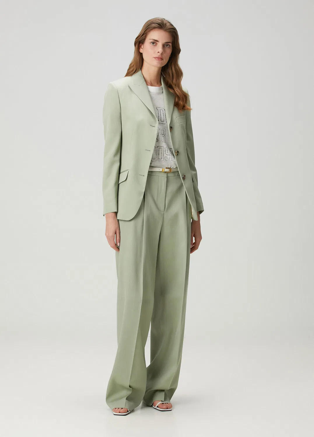 Брюки Relaxed Fit Golden Goose, Su Yeşili