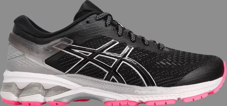 

Кроссовки wmns gel kayano 26 lite show 'black' Asics, черный