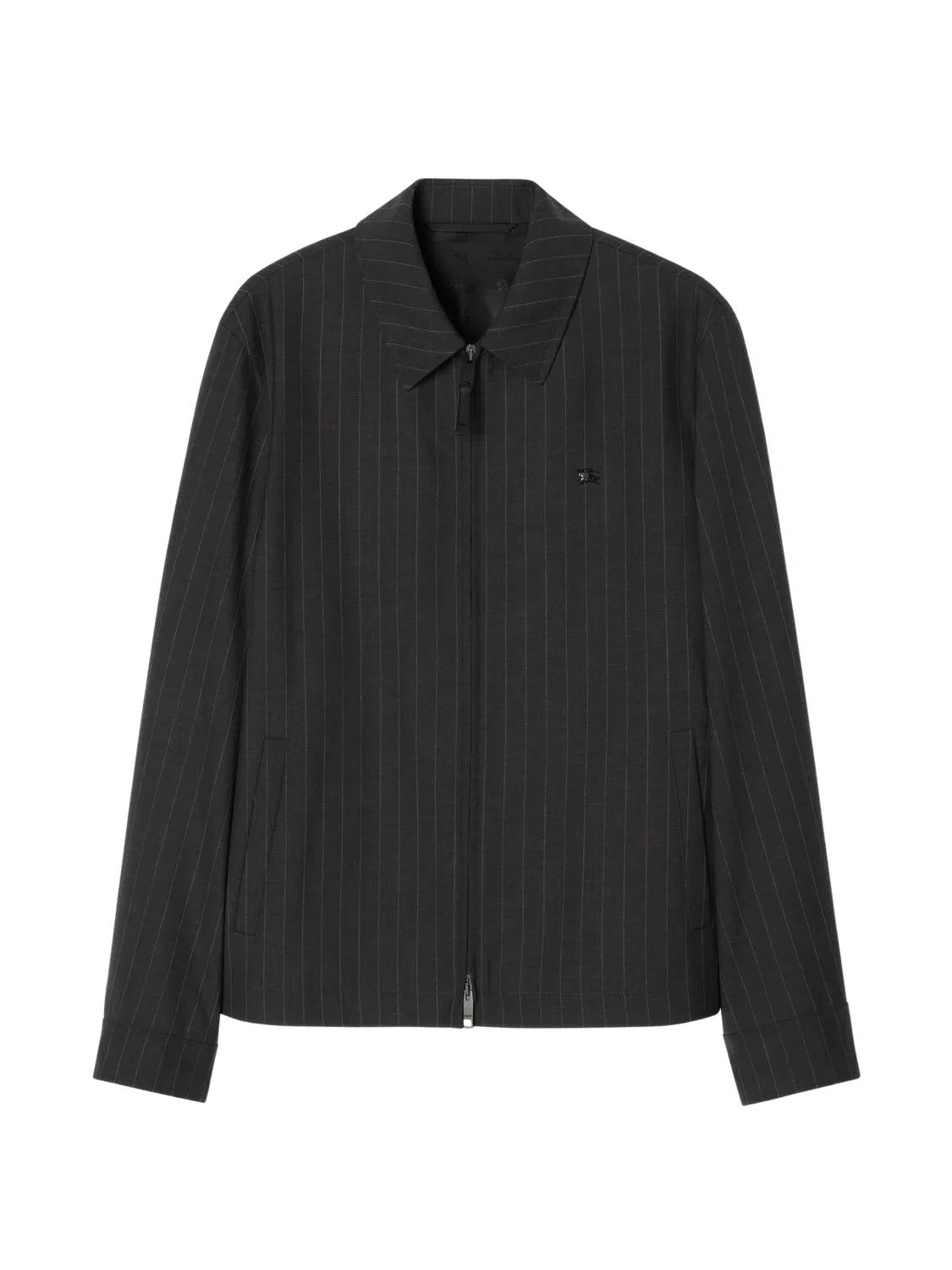 Куртка Harrington Bloomsbury из шерсти Burberry, серый