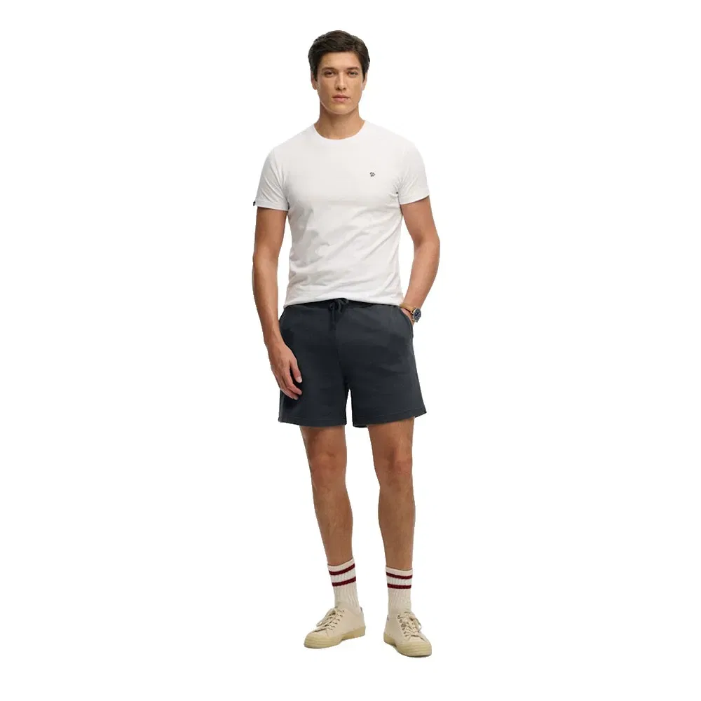 Мужские шорты с вышитым логотипом Superdry Essential Logo Classic, Grey — фото 4