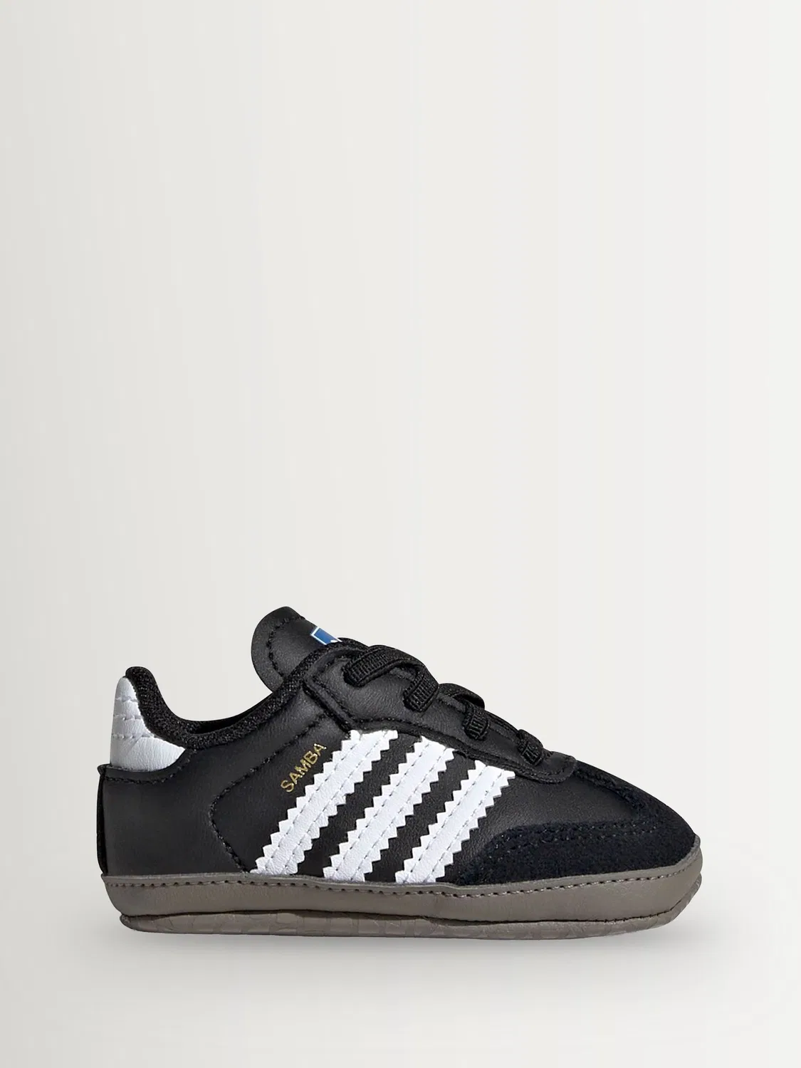 Кроссовки Samba Crib, adidas Originals, черно-белые