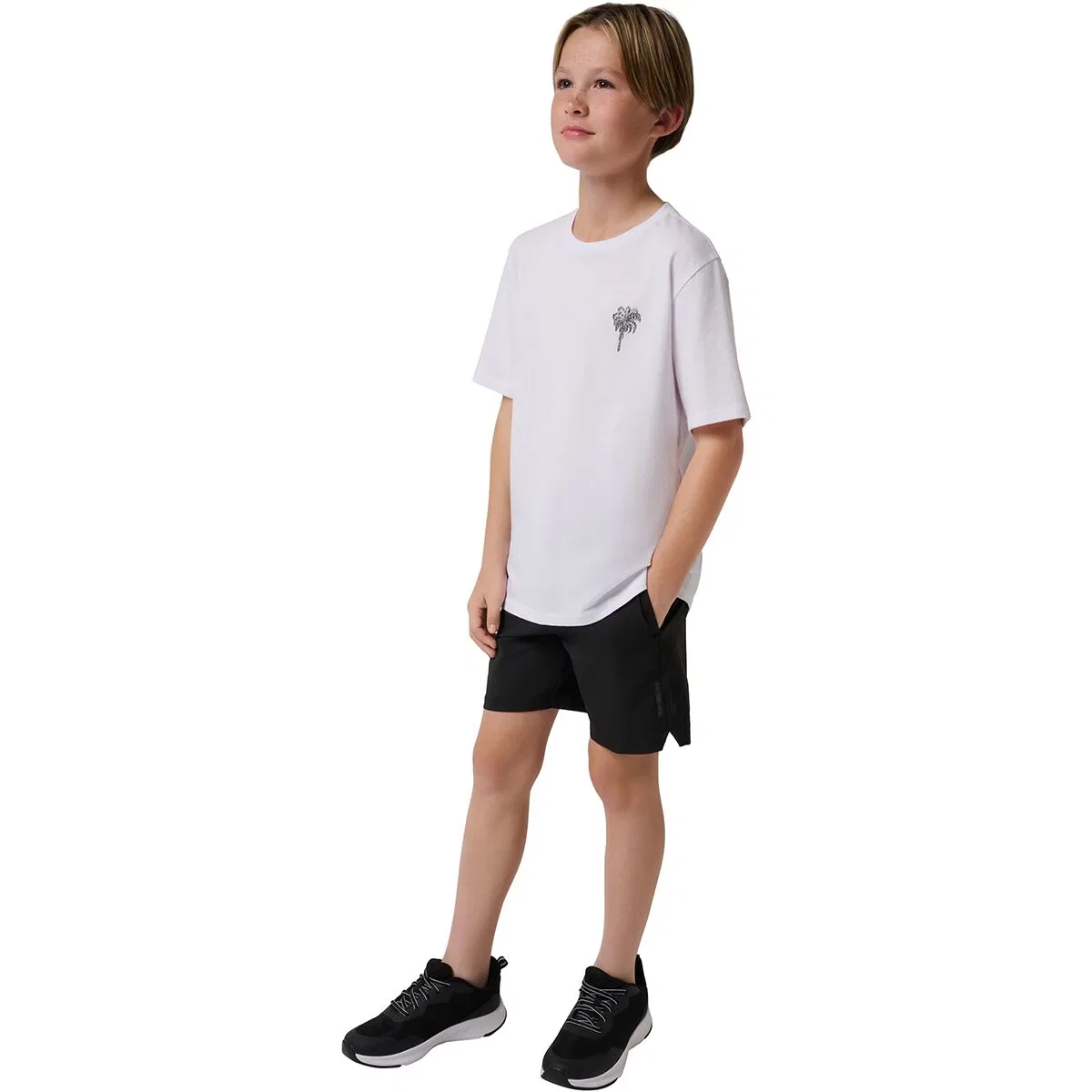 Детские шорты с эластичным поясом Wanderlust E-Waist Short Travismathew, черный — фото 2