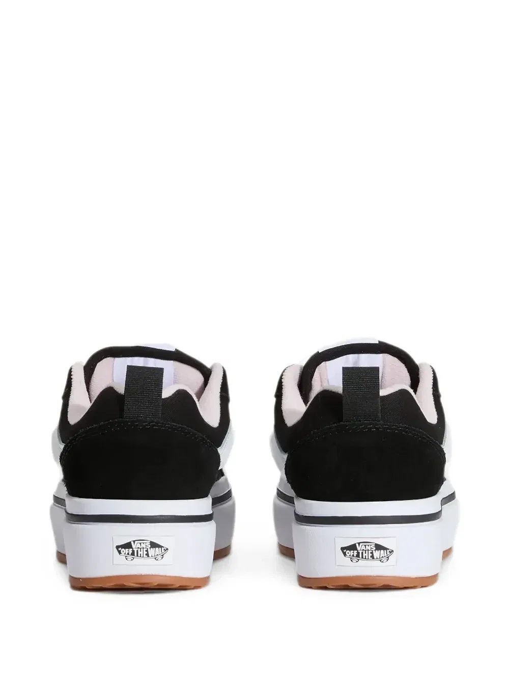 Кеды на платформе с нашивкой-логотипом Vans Kids, черный — фото 3