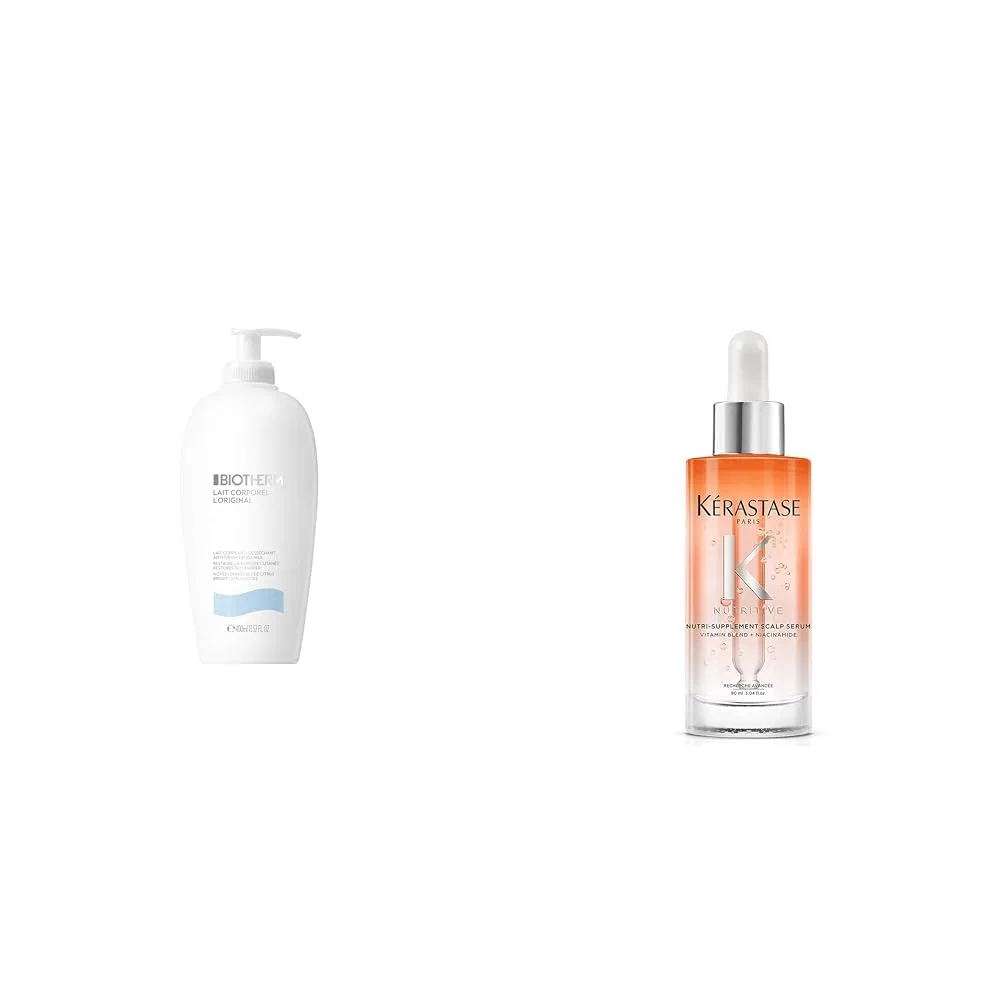 Biotherm Биотерм Лосьон для тела 400 мл Dry Skin Routine & Kérastase Nutritive Scalp Serum 90 мл