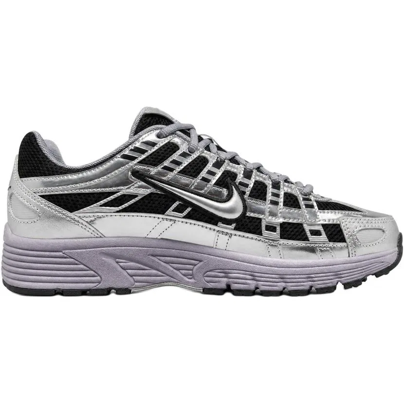 Детские кроссовки для бега с амортизацией Nike P 6000, Purple Black Silver — фото 3