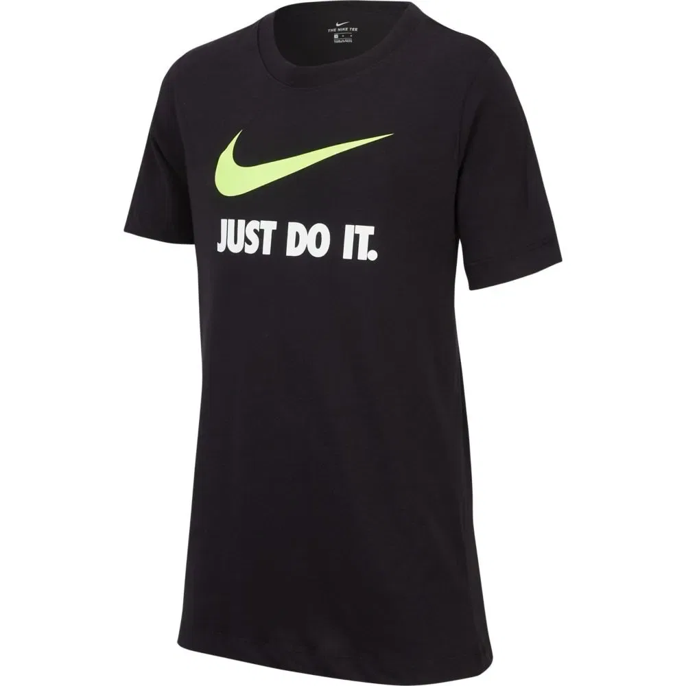 Футболка с коротким рукавом Just Do It Swoosh Nike, черный