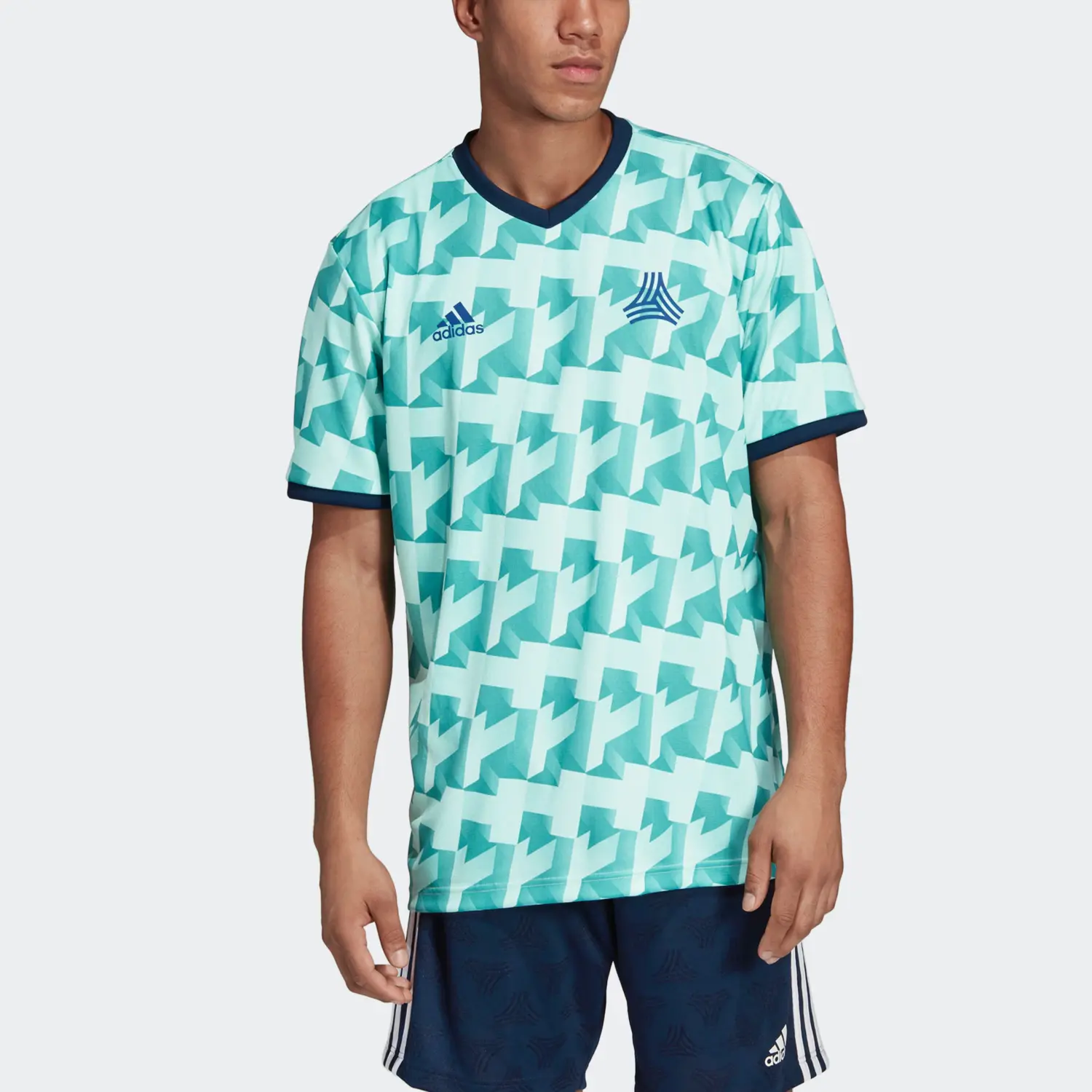 Футболка Adidas X TANGO мужская зеленая — фото 4