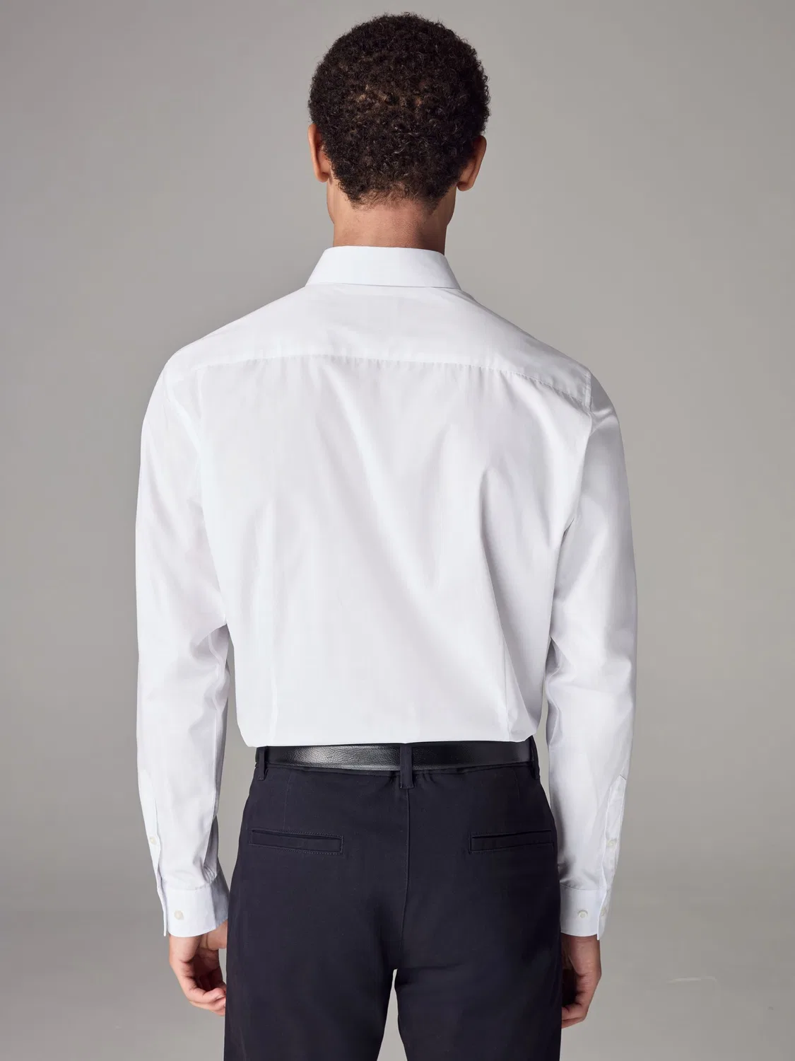 Рубашка классическая slim fit Easy Care Next, белый — фото 3