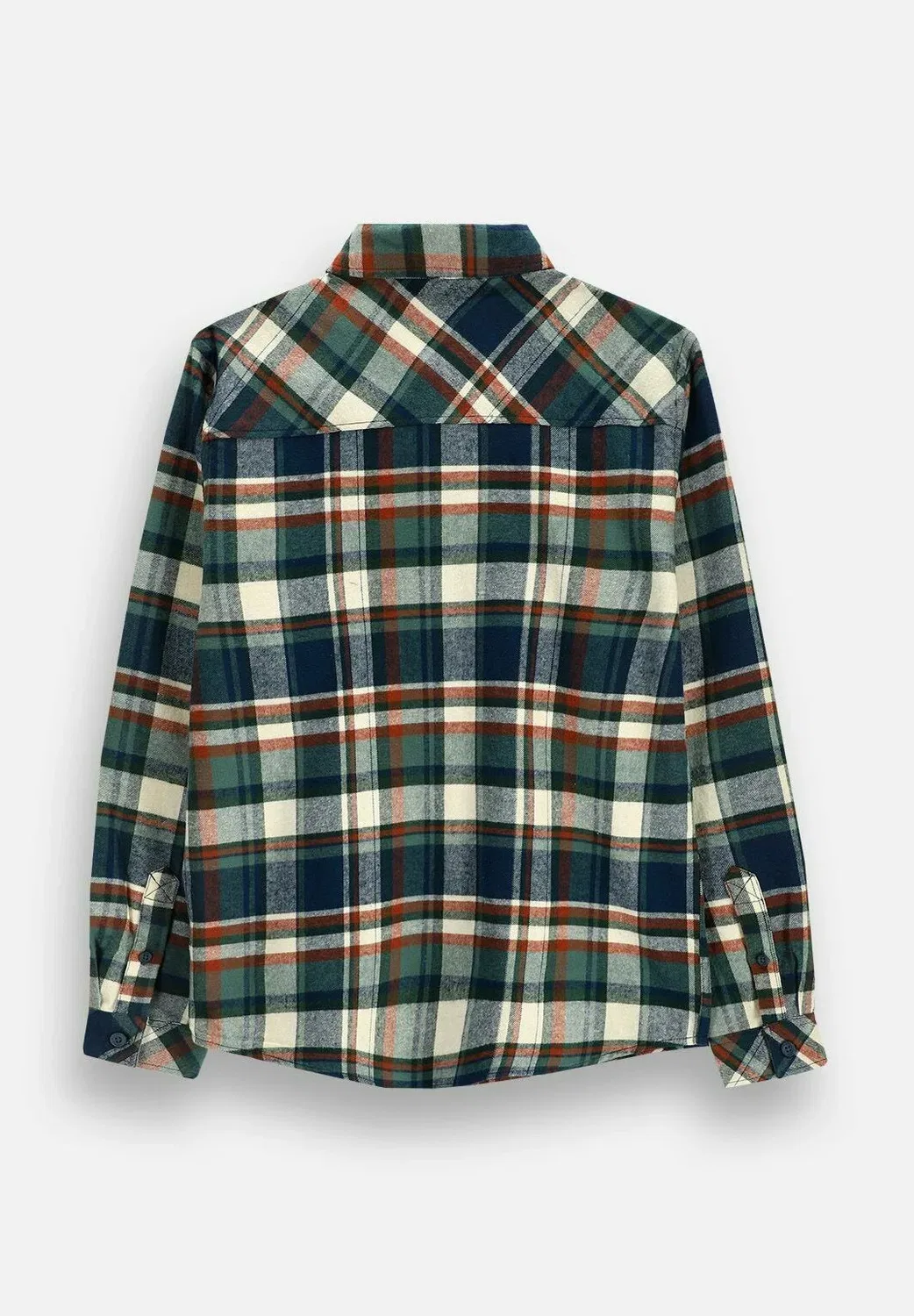 Koszula flanelowa w kratę (m-zc6136102abj-022-158) - рубашка Coccodrillo, Multi-Coloured — фото 2