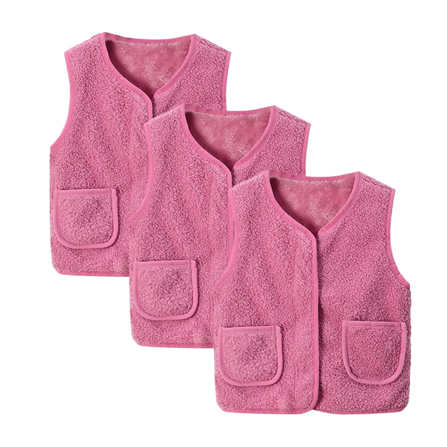 Женский утепленный жилет с капюшоном, на молнии, с карманами, Warmwinter Wear, Rosa acceso