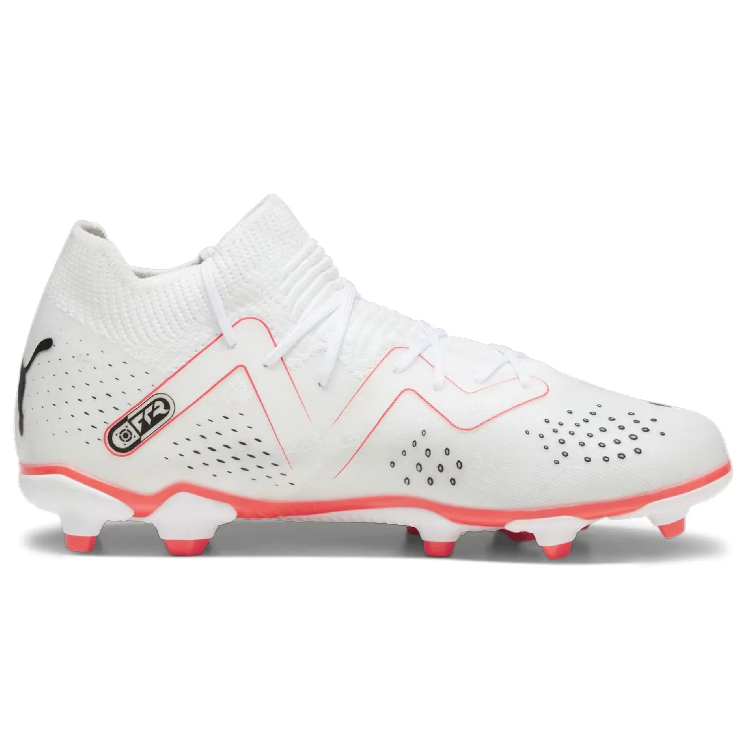 Детские футбольные бутсы FUZIONFIT360 Futura Fg/Ag Jr Match PUMA PUMA White PUMA Black Fire Orchid — фото 4