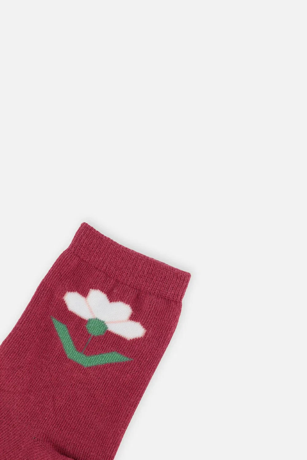 Детские носки Soft Poetry Deux par Deux, Off-White and Pink — фото 3