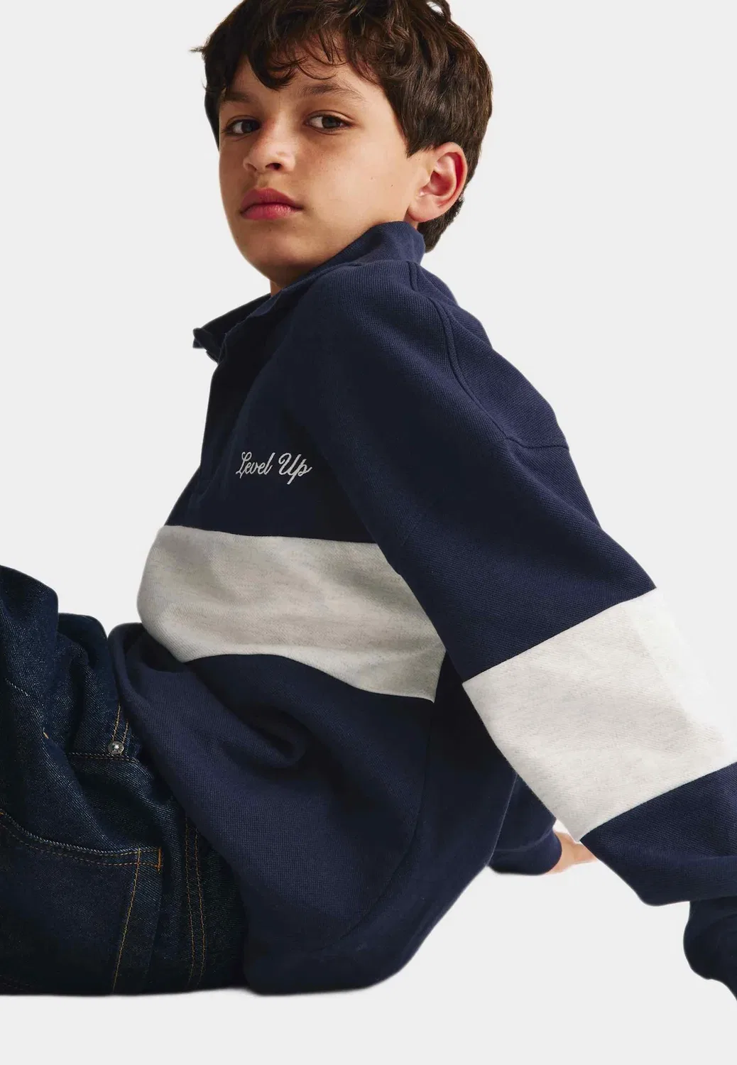Толстовка Marks & Spencer, Navy Mix — фото 4