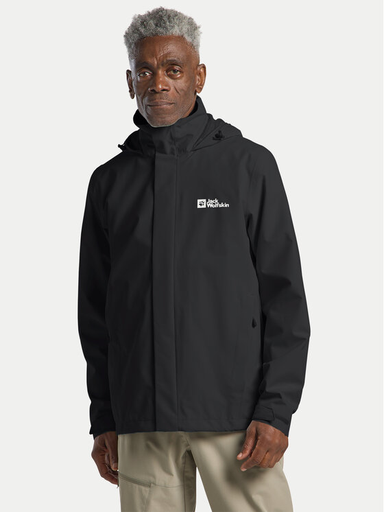 

Куртка для активного отдыха стандартный крой Trailtime 2l A63903 Jack Wolfskin, черный