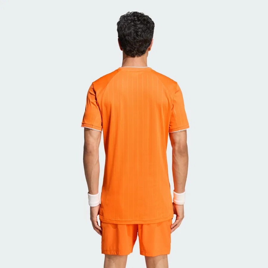 Футболка с длинным рукавом Climacool+ Freelift Pro adidas, Оранжевый — фото 2