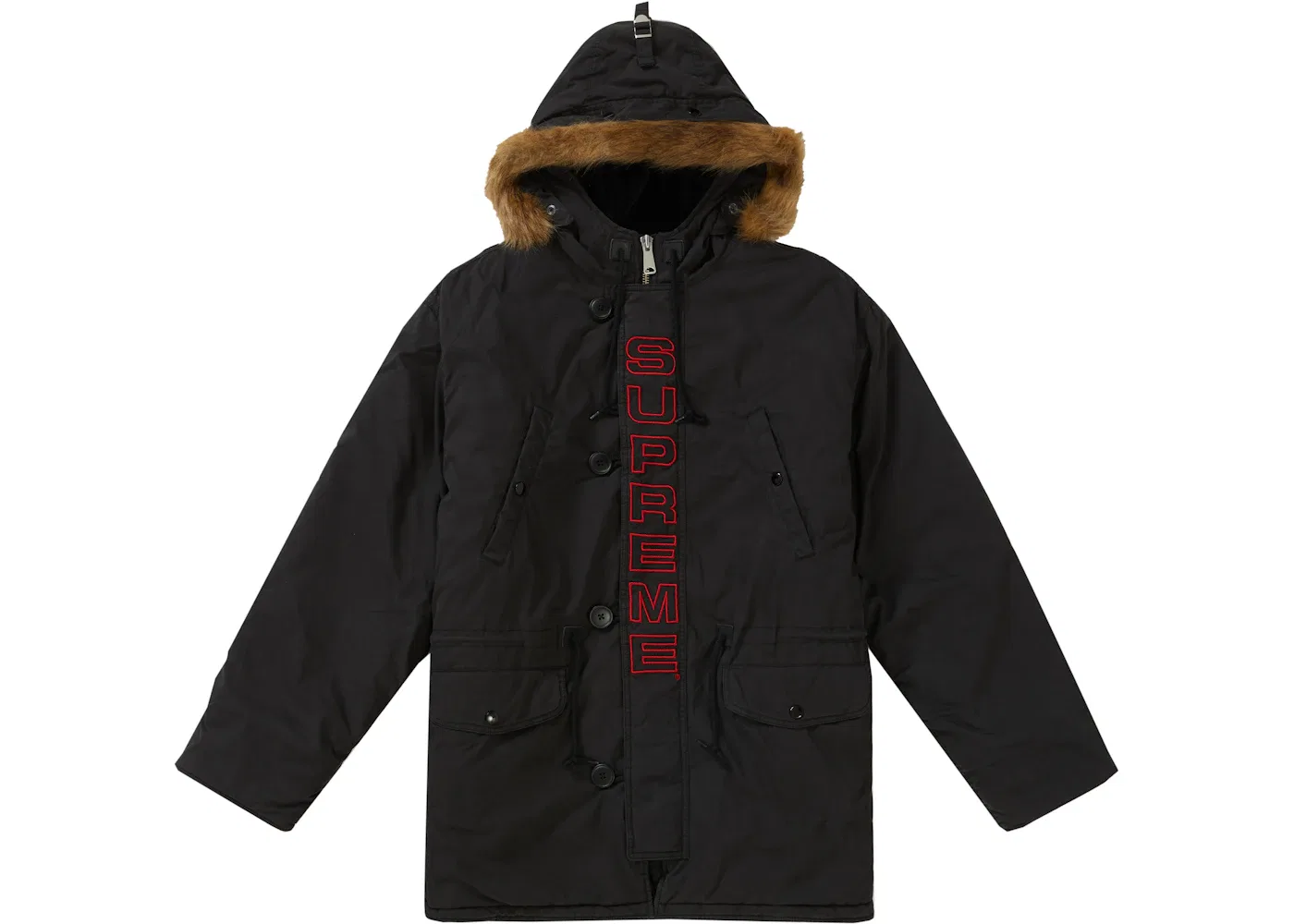 Мужская парка N-3B Supreme, Black