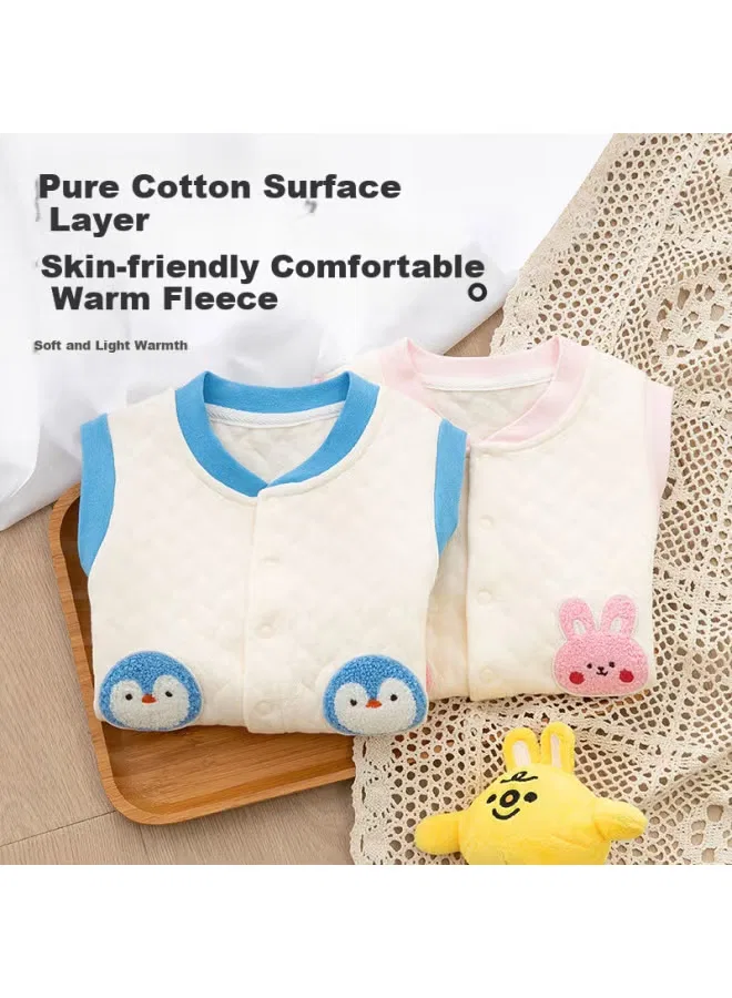 Жилет детский утепленный на плечи Babyprints, розовый — фото 3