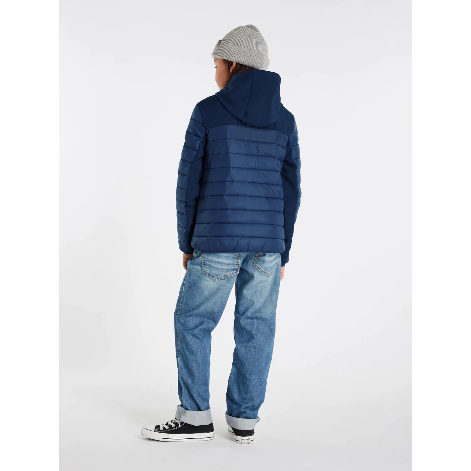 Детская стеганая куртка Prtgonzo Protest, Blue Navy Blue Dark Blue — фото 4