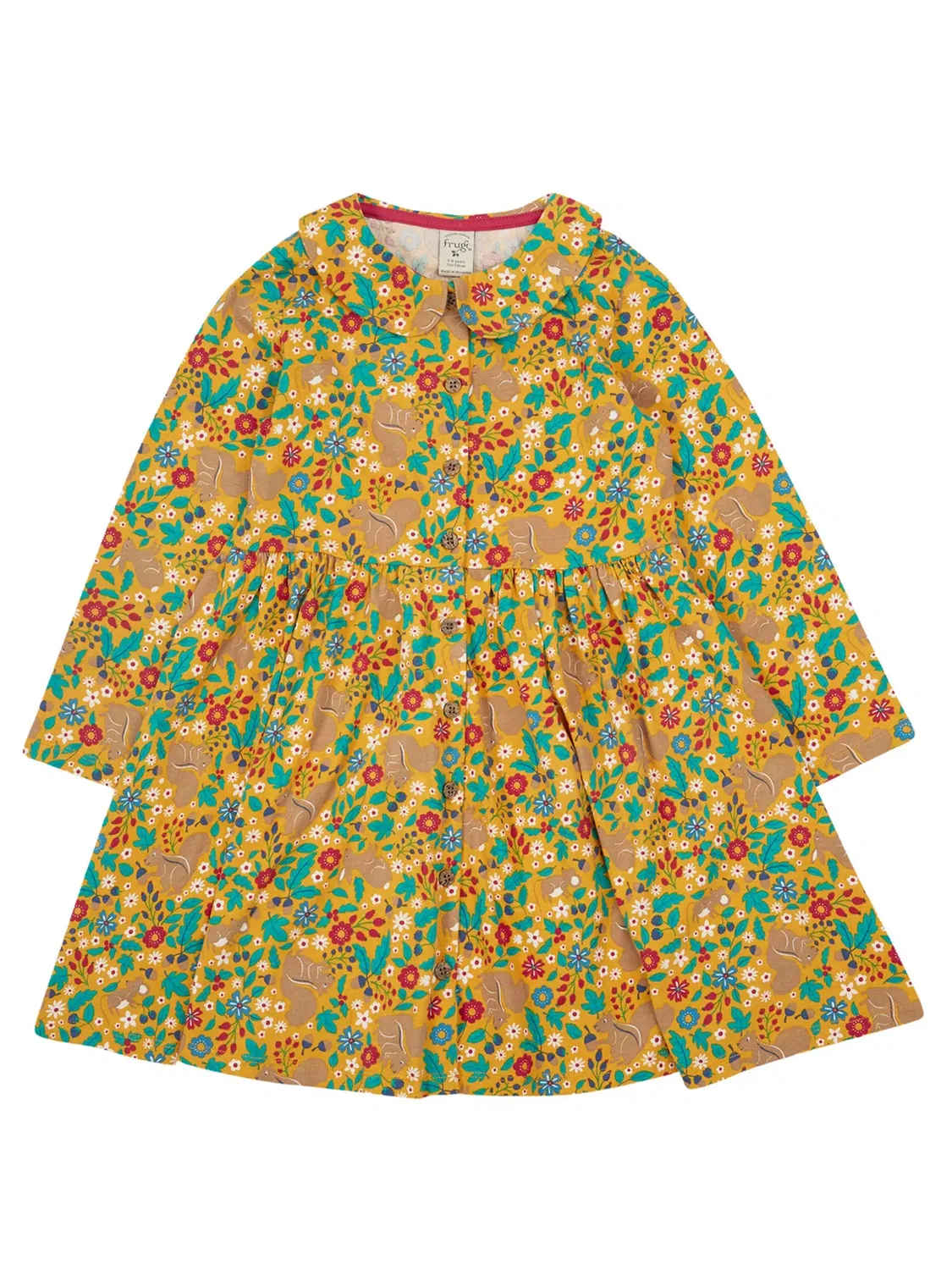 Детское платье Autumn Frugi, Yellow