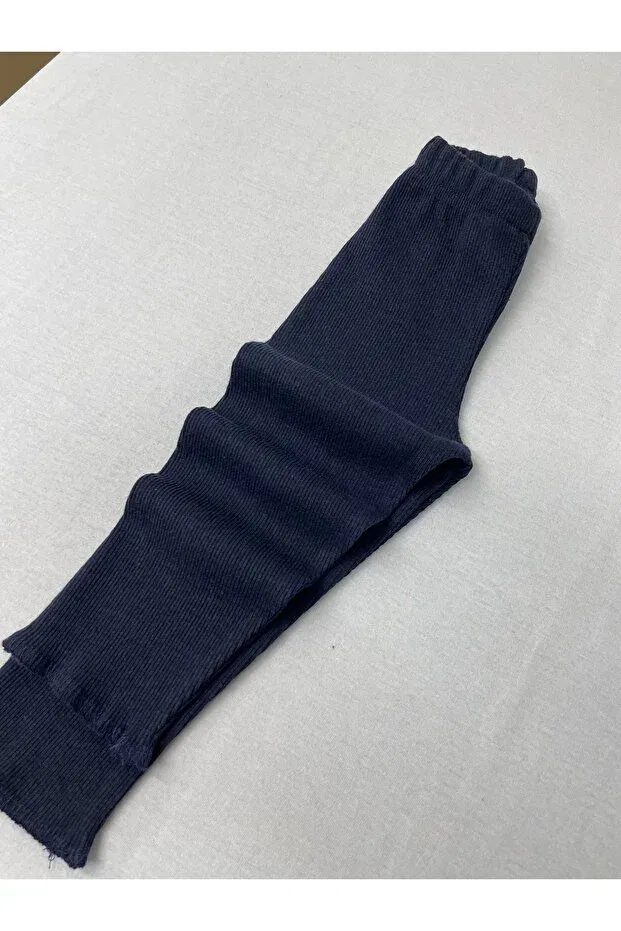 Детские леггинсы для девочек хлопковые Basics Berat Moda, Navy Blue — фото 2