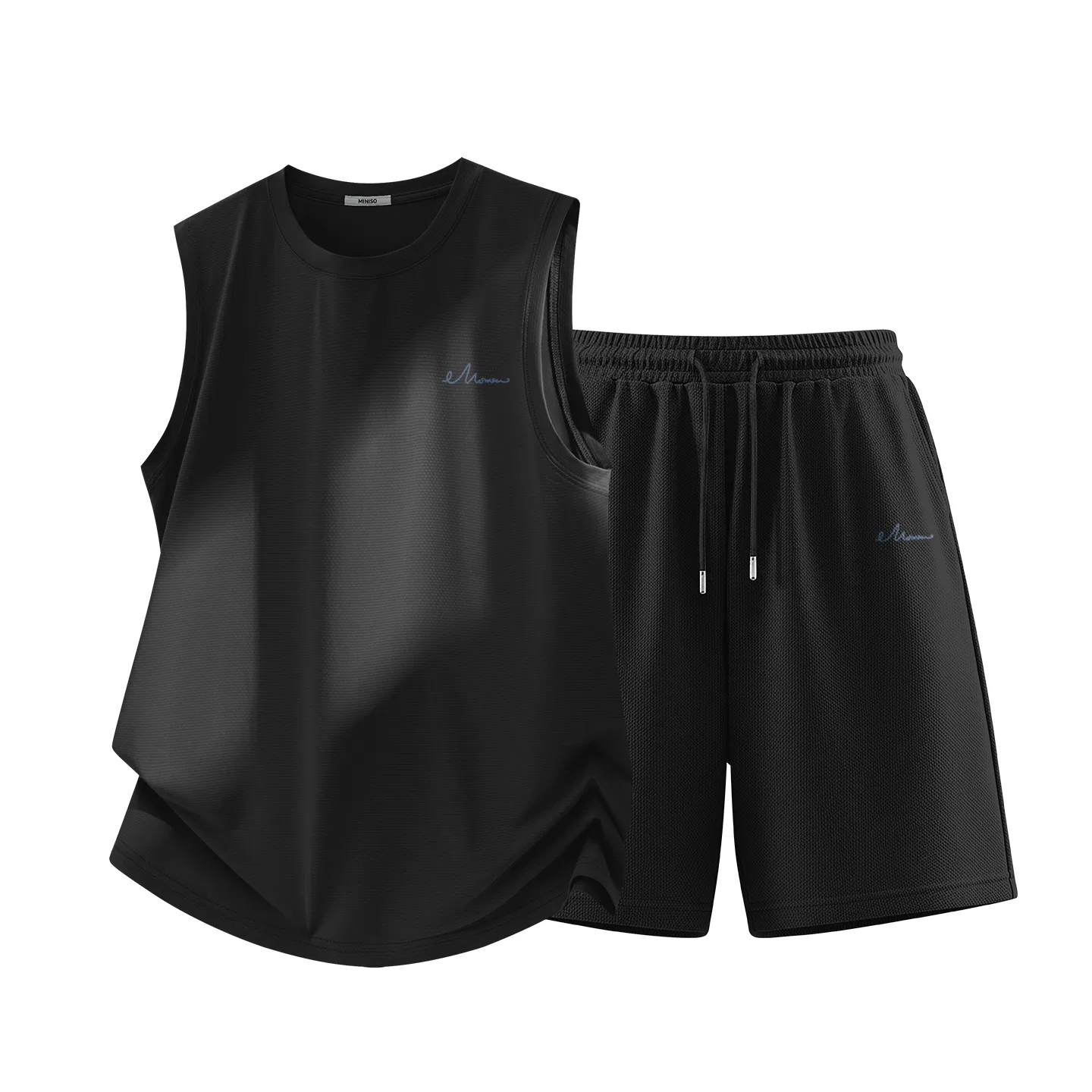 Комплект спортивной одежды Детский MZ Free Line Pants Logo MINISO, Черный С Черным