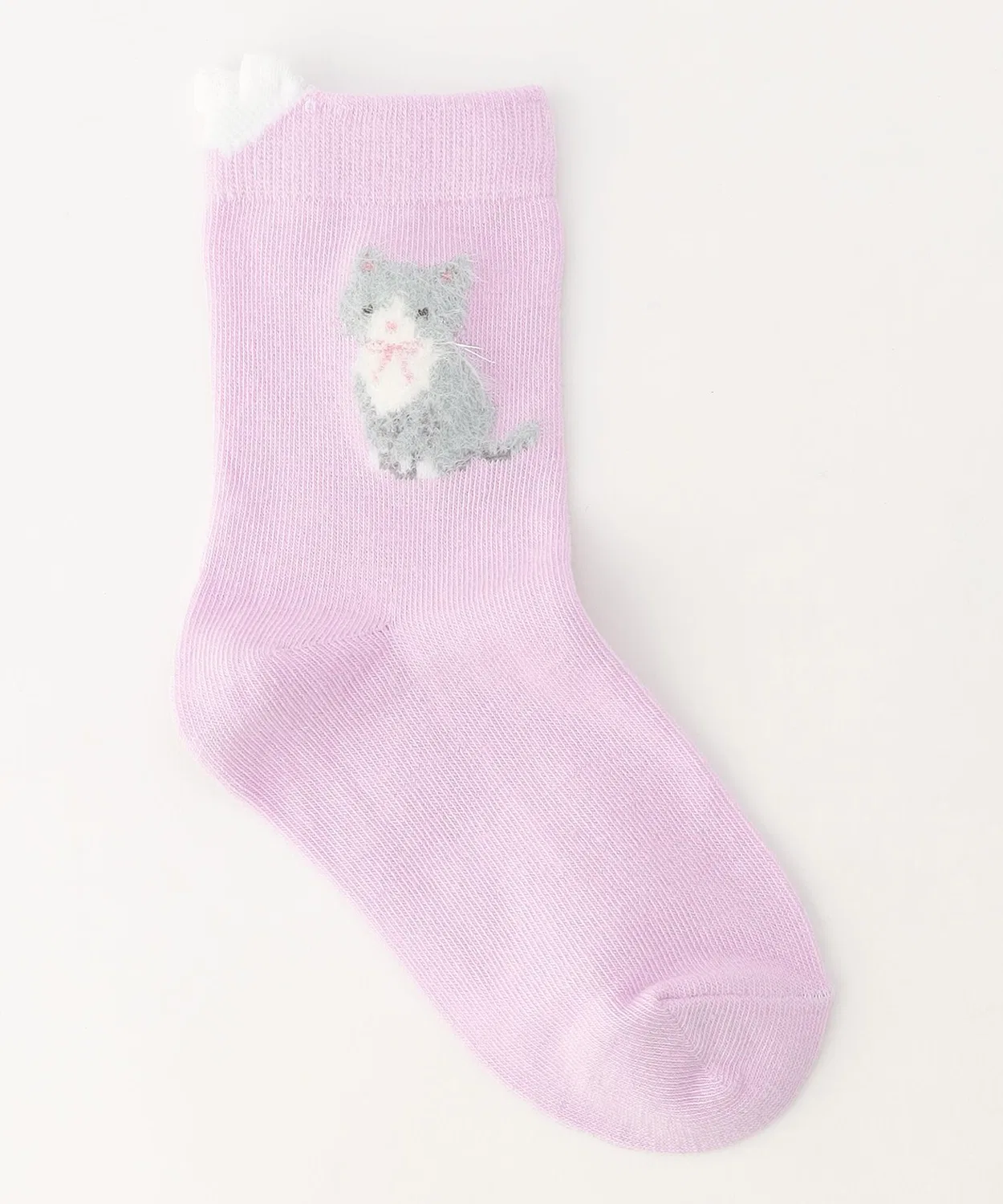 Детские носки с анималистичным жаккардом, модель Animal Jacquard ANY, Lilac