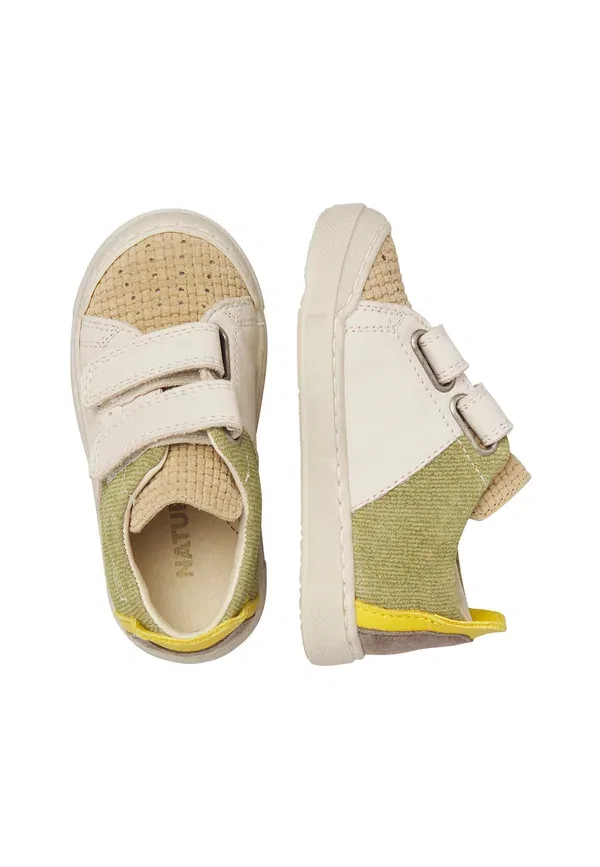 Ботиночки с замшевым верхом Trajan vl Naturino, Creme Weiß-beige, бежевый — фото 3