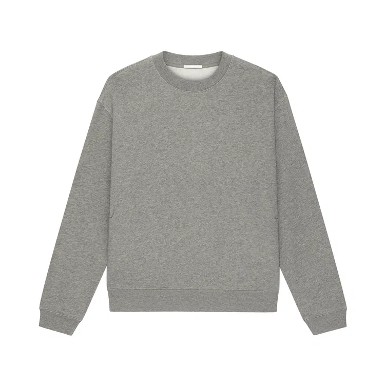 Детский свитшот с длинным рукавом Nice Rice, Heather Gray