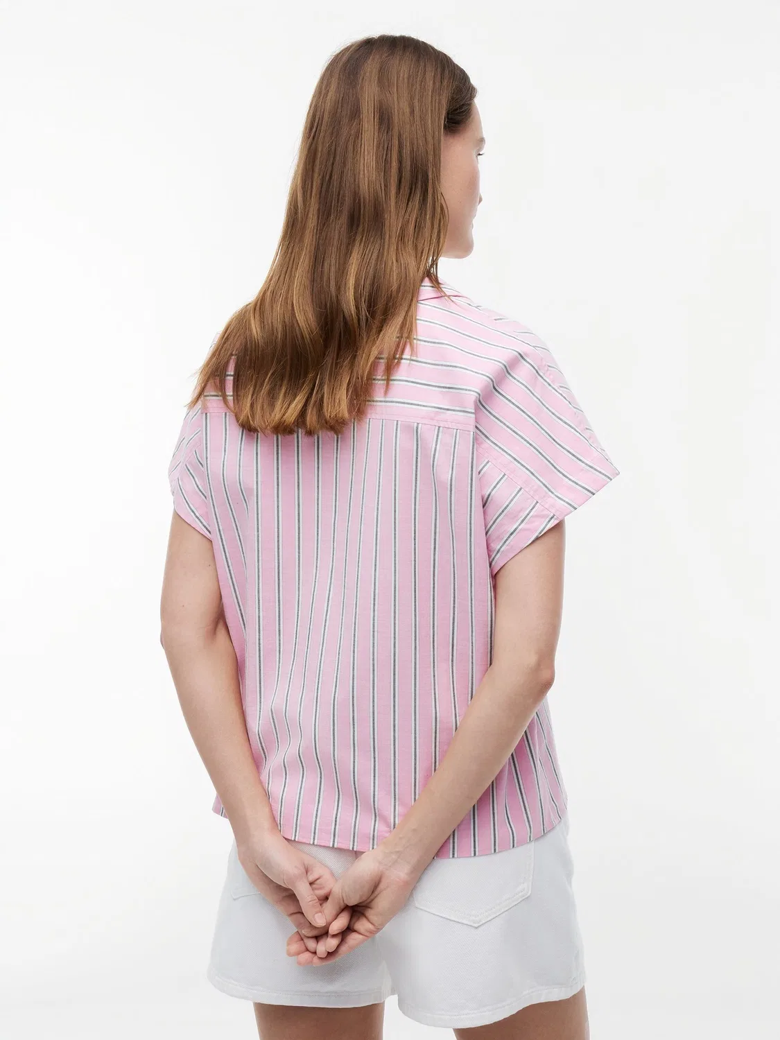 Рубашка с коротким рукавом, свободный крой Tommy Hilfiger, розовый — фото 2