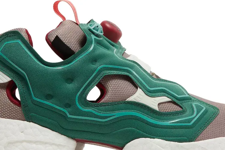 Кроссовки billionaire boys club x instapump fury boost 'earth' Reebok, зеленый — фото 3