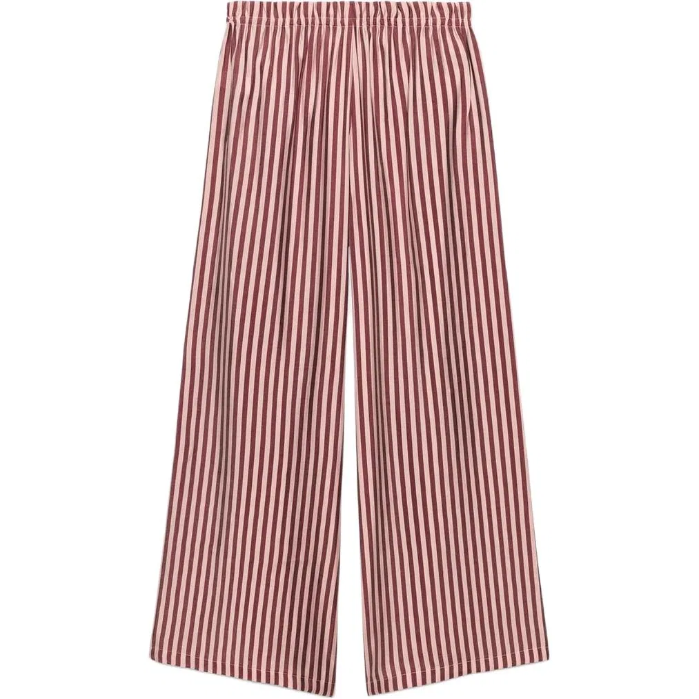 Женские брюки свободного кроя с широкими штанинами Pink ZARA, Pink — фото 3