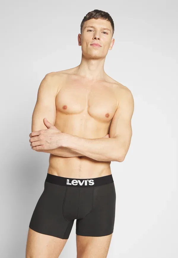 Боксеры в винтажную полоску, комплект из 2 штук - боксерские трусы Levi'S, черный