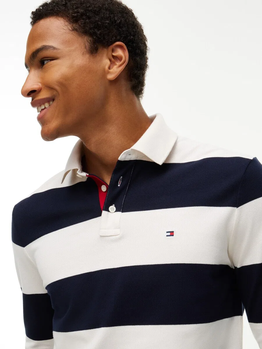 Футболка TOMMY HILFIGER CLASSIC белого цвета — фото 3