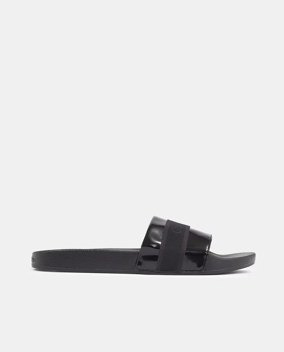 

Мужские шлепанцы с логотипом Calvin Klein, черный