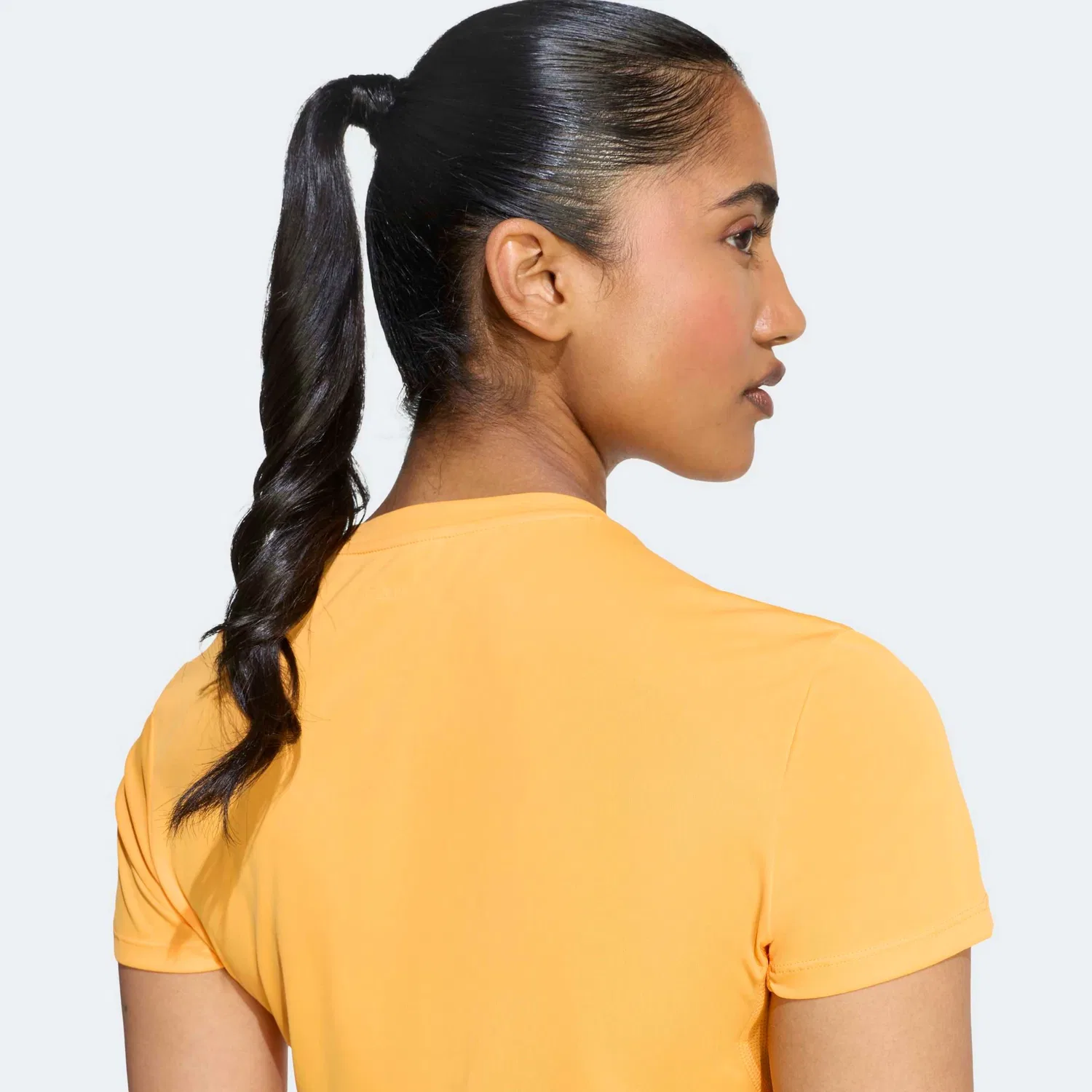 Женская беговая футболка с технологией AEROREADY Adidas Performance, Pure Tangerine — фото 4