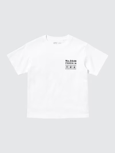 Футболка детская Uniqlo Pokemon, белый — фото 2