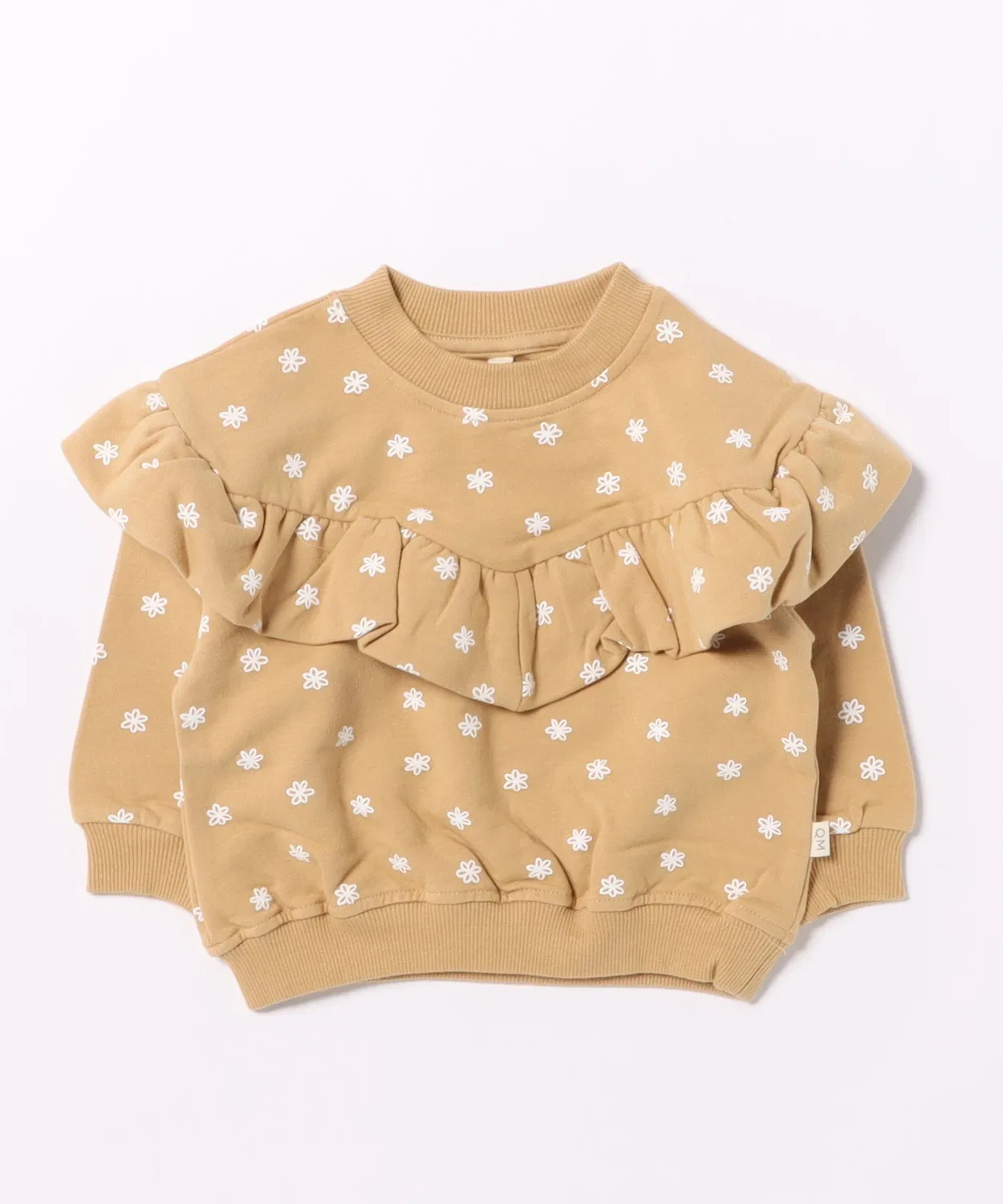 Детский свитшот с рюшами из флиса Daisy Quincy Mae, Yellow