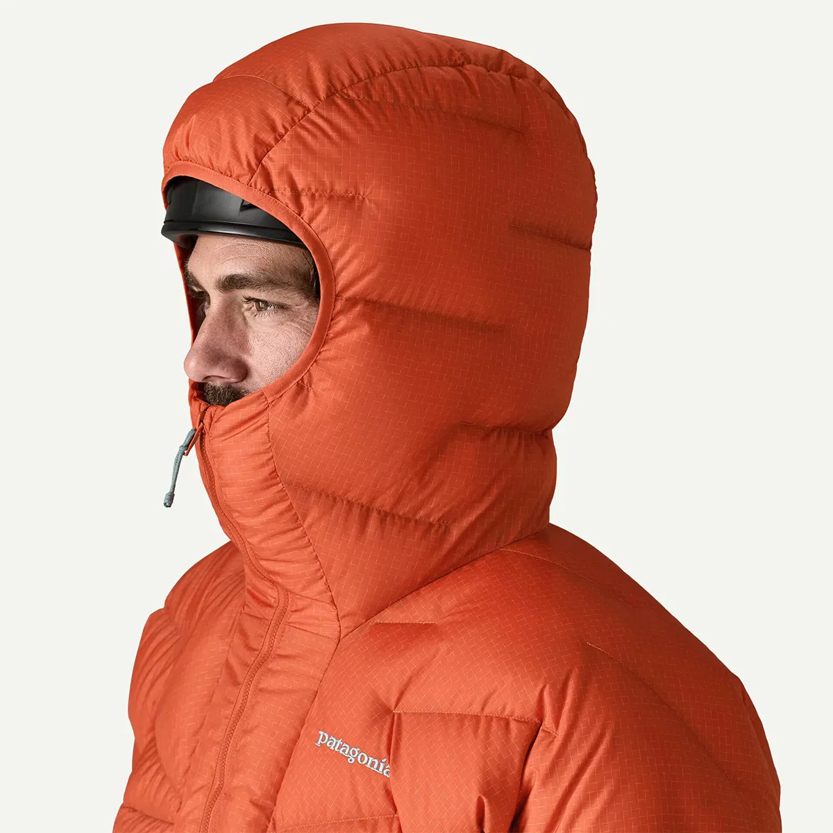 Мужская пуховая парка с капюшоном Durable Down Parka Patagonia, Coal Orange — фото 4