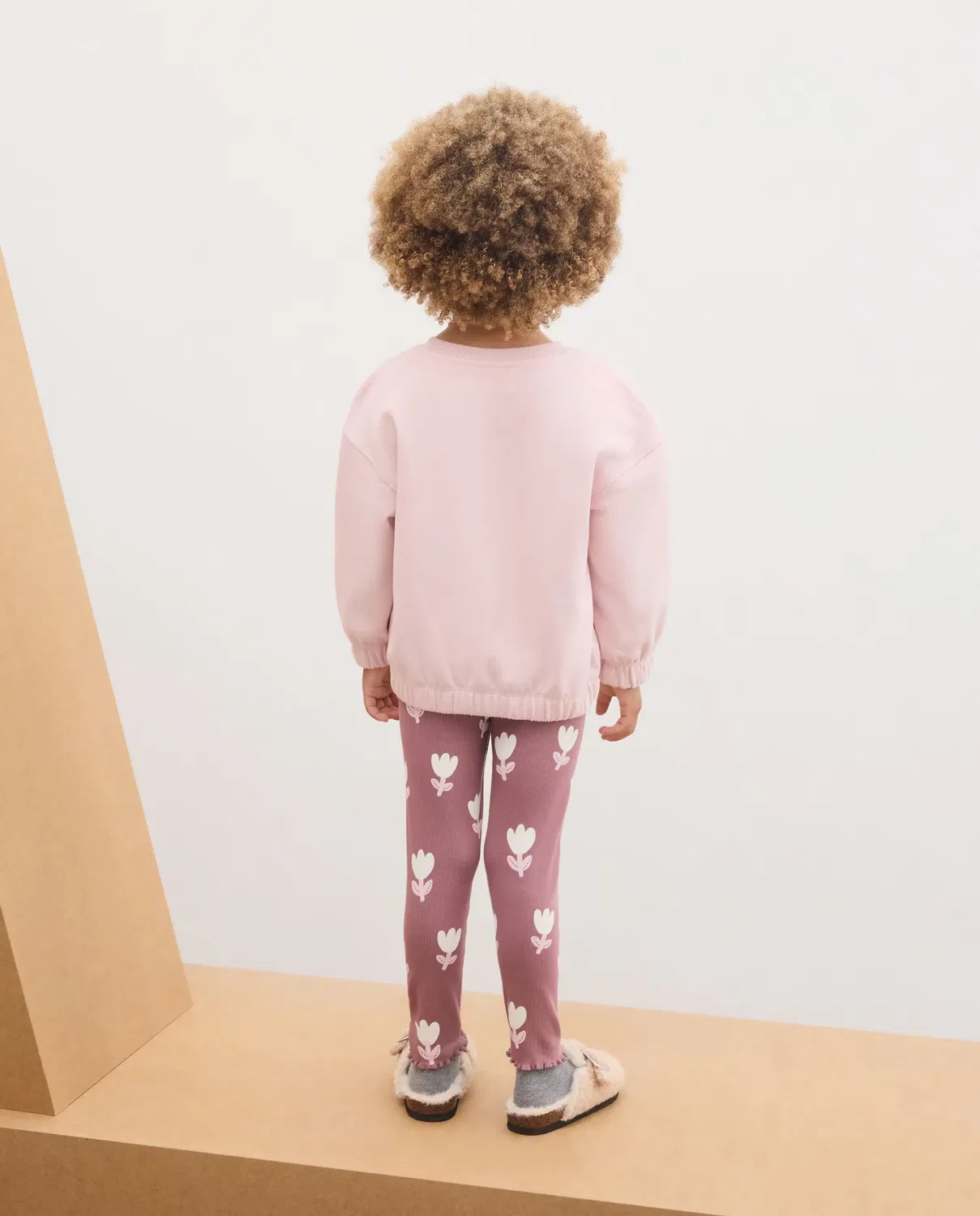Детский комплект для девочек с принтом Tulip Flower Positional Kids El Corte Inglés, Rojo — фото 2
