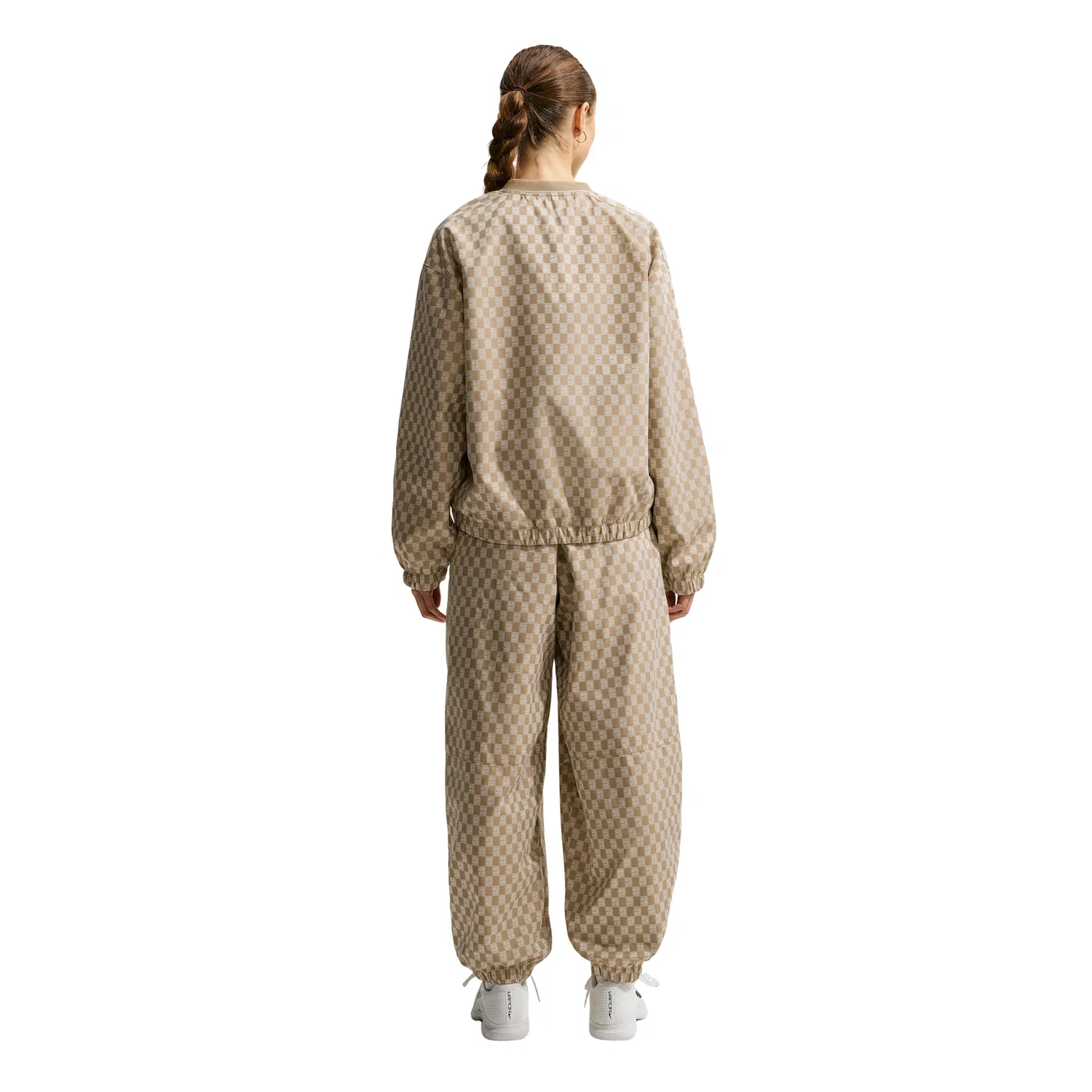 Женские брюки для тенниса Court Court Collection Mid-Rise Loose Pants 'Parachute Beige' Nike, Parachute Beige — фото 3