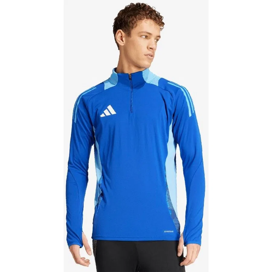 Спортивный свитшот с длинным рукавом TIRO24 C Tr Top adidas, Синий — фото 2